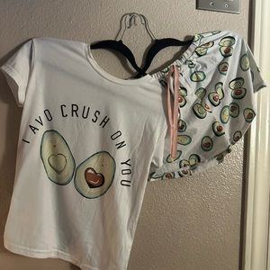 Avocado pajama set